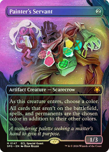 Painter's Servant (SPG) (147) / Borderless / Foil