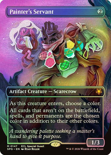 Painter's Servant (SPG) (147) / Borderless / Foil