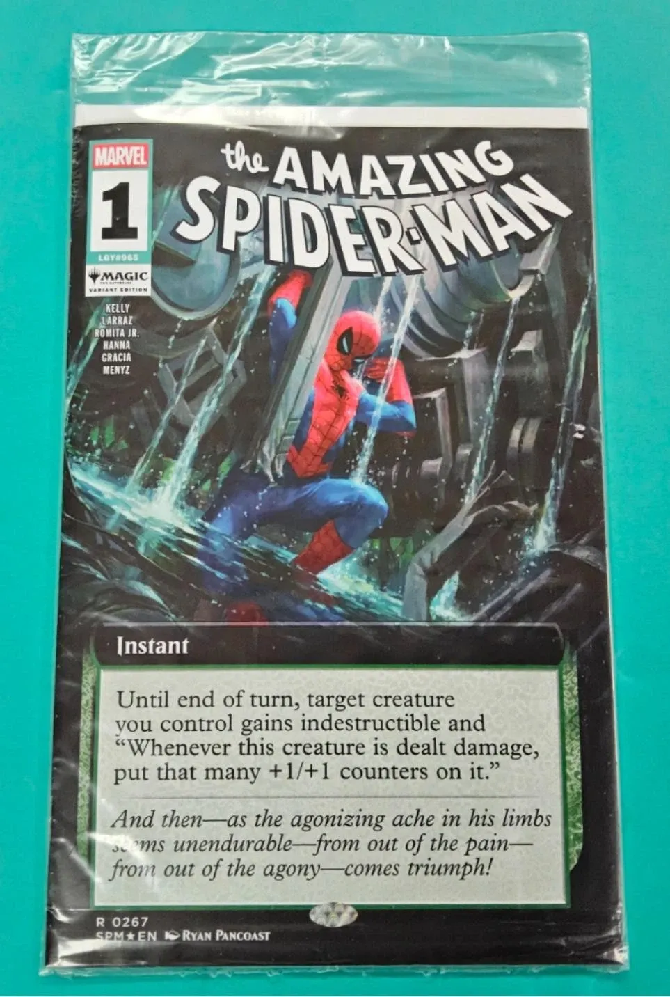 Amazing Spider-Man #1 2025 Magic The Gathering variante Cómic Magic Gathering — cara 1 de 2