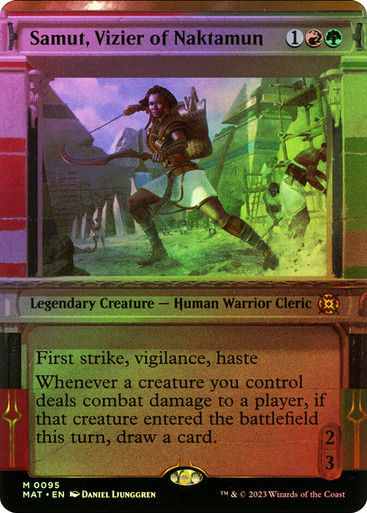 Samut, Vizier of Naktamun (MAT) / Showcase / Foil