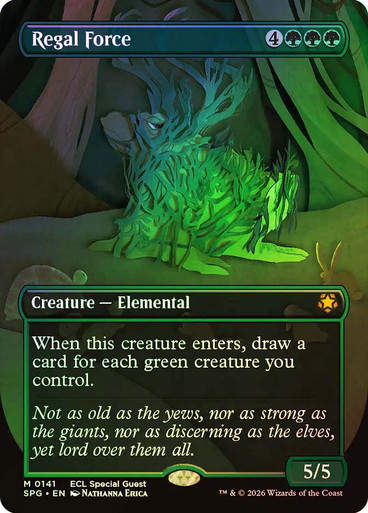 Regal Force (SPG) (141) / Borderless / Foil