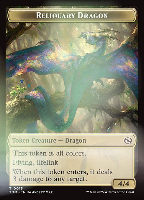 Reliquary Dragon (TTDM) (15) // Dragon (TTDM) (11) Foil