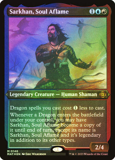 Sarkhan, Soul Aflame (MAT) / Foil Etched