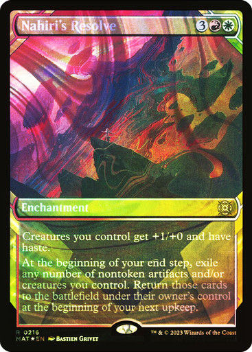 Nahiri's Resolve (MAT) / Halo Foil