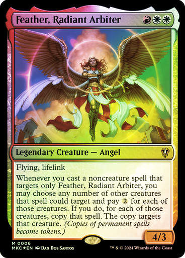 Feather, Radiant Arbiter (mkc) (6) / Foil