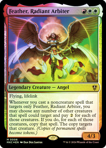 Feather, Radiant Arbiter (mkc) (6) / Foil