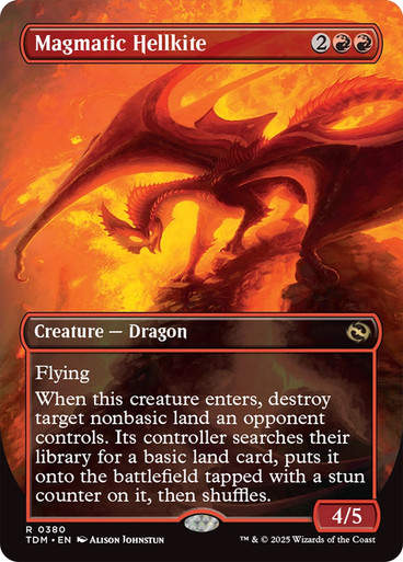 Magmatic Hellkite (TDM) / Borderless (380)
