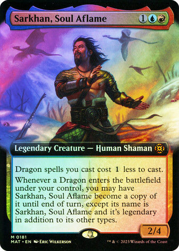 Sarkhan, Soul Aflame (MAT) / Extended Art / Foil