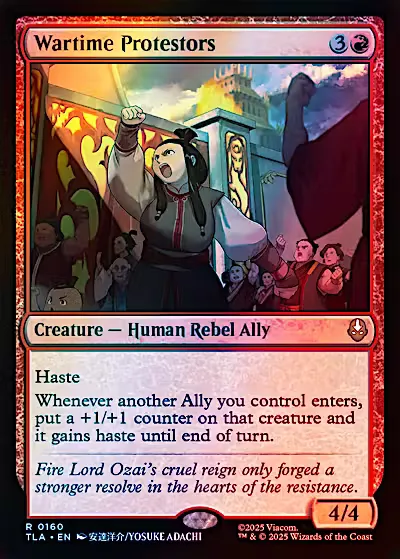 Wartime Protestors (TLA) (160) / Foil