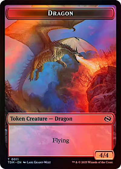 Warrior (TTDM) (13) // Dragon (TTDM) (11) Foil — cara 2 de 2