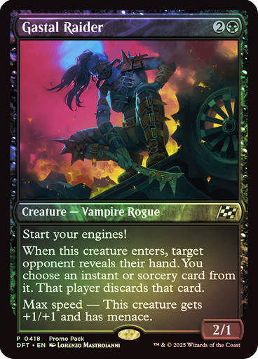 Gastal Raider (DFT) (418) / Promo Pack Foil