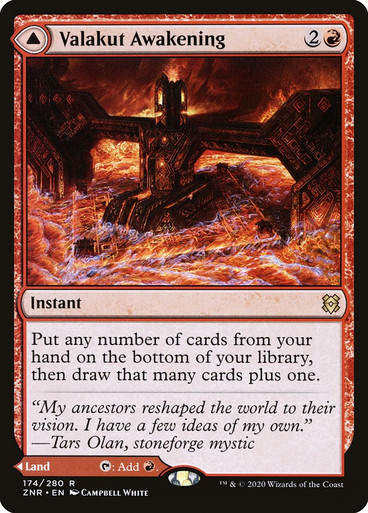 Valakut Awakening // Valakut Stoneforge (PLST) (ZNR-174)