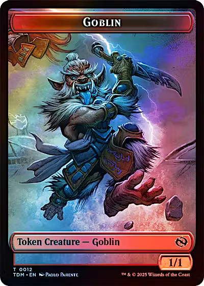 Warrior (TTDM) (13) // Goblin (TTDM) (12) Foil — cara 2 de 2