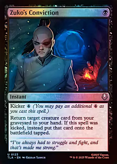 Zuko's Conviction (TLA) (123) / Foil