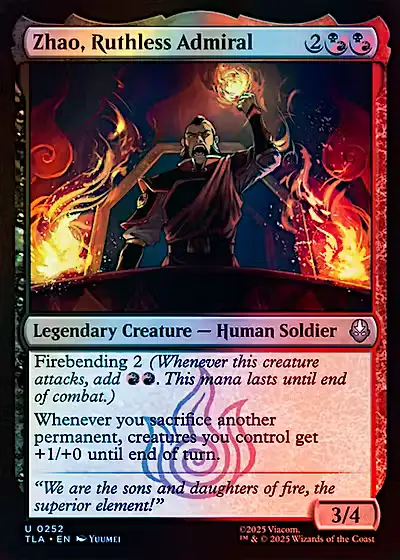 Zhao, Ruthless Admiral (TLA) (252) / Foil
