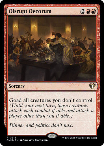 Disrupt Decorum (cmm)