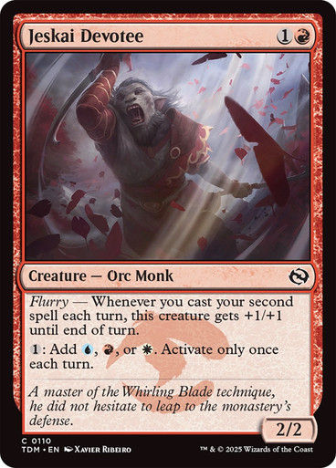 Jeskai Devotee (TDM) (110)