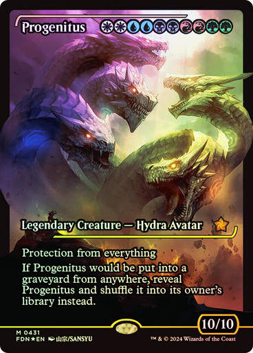 Progenitus (FDN) (431) / Foil / Showcase