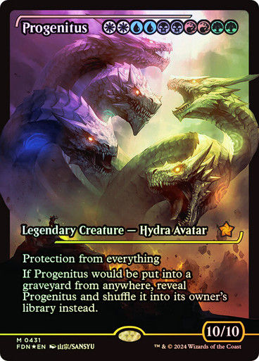 Progenitus (FDN) (431) / Foil / Showcase