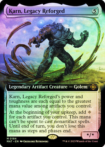 Karn, Legacy Reforged (MAT) / Extended Art / Foil