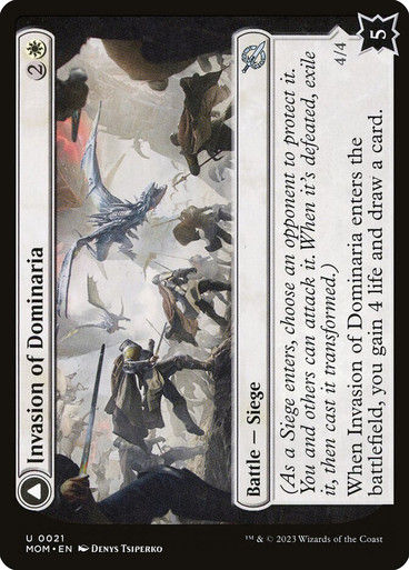 Invasion of Dominaria // Serra Faithkeeper (mom) — cara 1 de 2