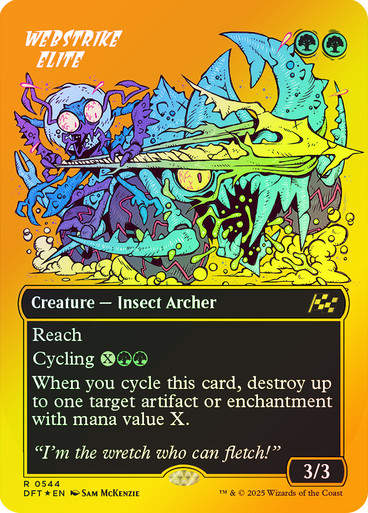 Webstrike Elite (DFT) (544) / Borderless  / First Place Foil