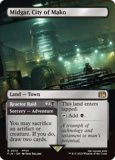 Midgar, City of Mako // Reactor Raid (FIN) (313) / Extended Art
