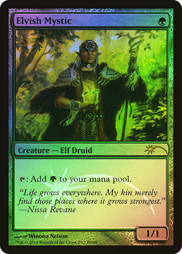 Elvish Mystic (f14) / FNM Foil