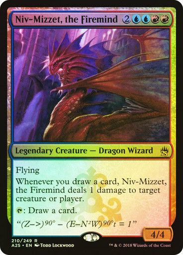 Niv-Mizzet, the Firemind (A25) (210) / Foil