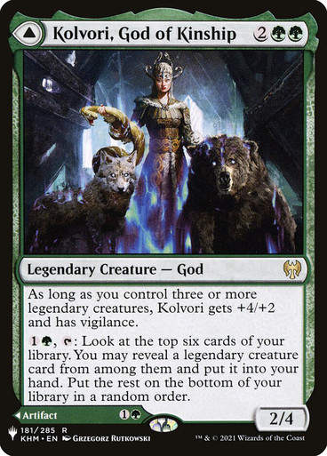 Kolvori, God of Kinship // The Ringhart Crest (PLST) (KHM-181)