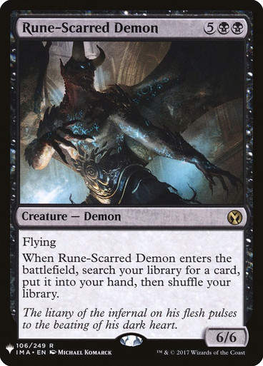 Rune-Scarred Demon (PLST) (IMA-106)