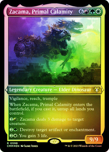 Zacama, Primal Calamity (cmm) / Foil Etched