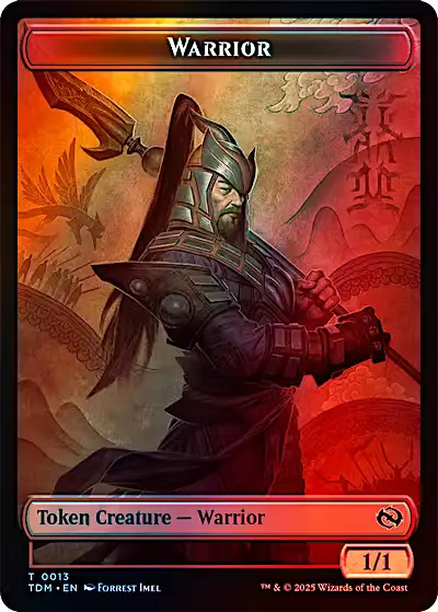 Warrior (TTDM) (13) // Goblin (TTDM) (12) Foil