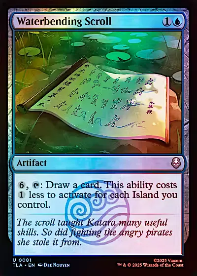 Waterbending Scroll (TLA) (81) / Foil