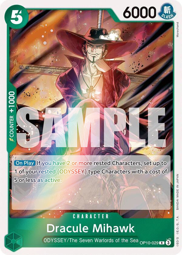Dracule Mihawk (OP10-029) / Foil