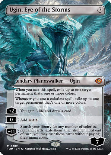 Ugin, Eye of the Storms // Ugin, Eye of the Storms (TDM) (382) / Borderless