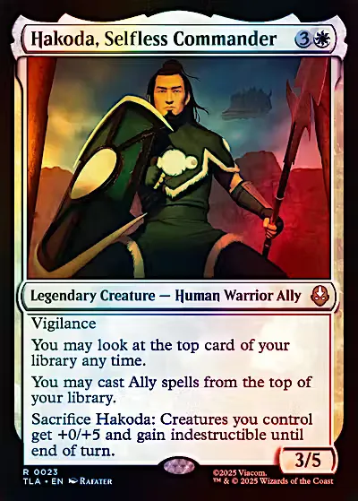 Hakoda, Selfless Commander (TLA) (23) / Foil