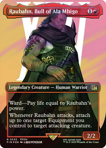 Raubahn, Bull of Ala Mhigo (FIN) (533) / Borderless / Surge Foil
