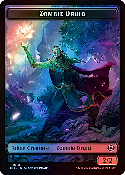 Zombie Druid (TTDM) (10) // Treasure (TTDM) (16) Foil