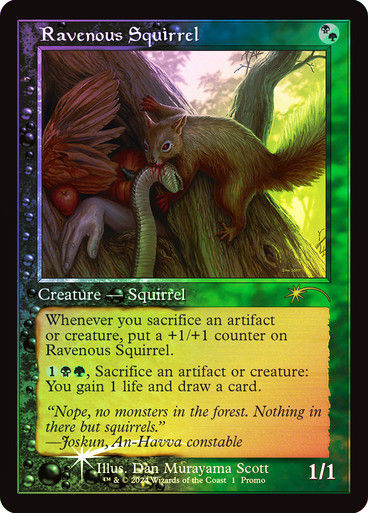 Ravenous Squirrel (PW24) (15) / Foil