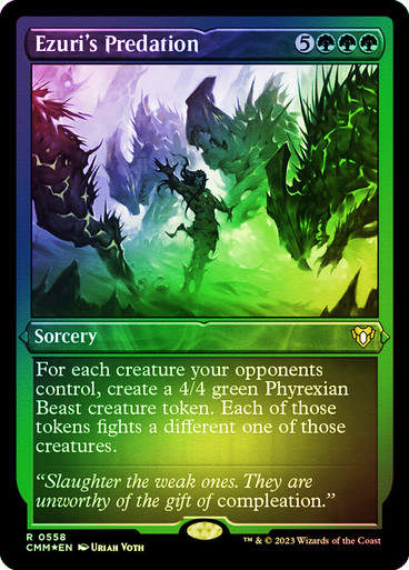 Ezuri's Predation (cmm) / Foil Etched