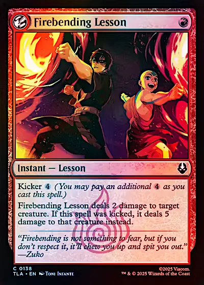 Firebending Lesson (TLA) (138) / Foil