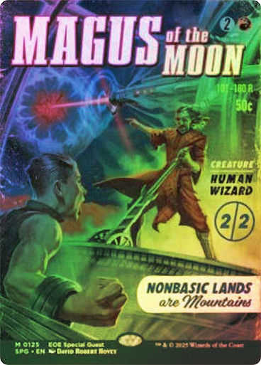 Magus of the Moon (SPG) (125) / Borderless / Foil