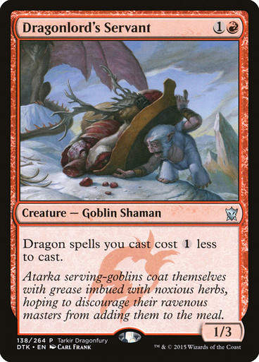 Dragonlord's Servant (DTK) / (Tarkir Dragonfury)