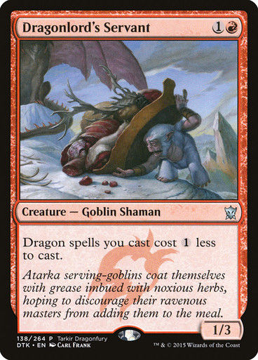 Dragonlord's Servant (DTK) / (Tarkir Dragonfury)
