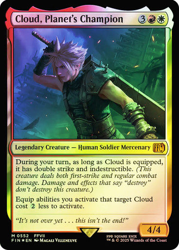 Cloud, Planet's Champion (FIN) (552) / Foil
