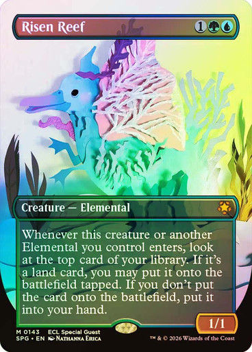 Risen Reef (SPG) (143) / Borderless / Foil