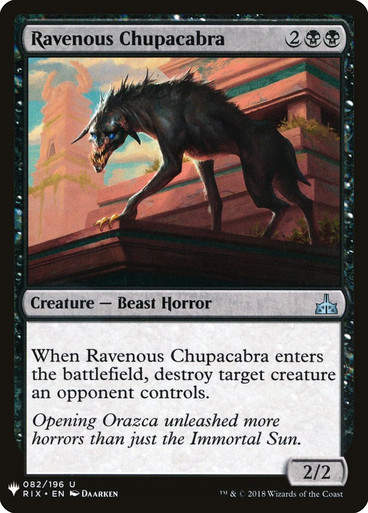 Ravenous Chupacabra (PLST) (RIX-82)