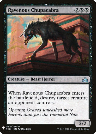 Ravenous Chupacabra (PLST) (RIX-82)