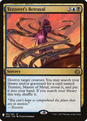Tezzeret's Betrayal (PLST) (AER-191)